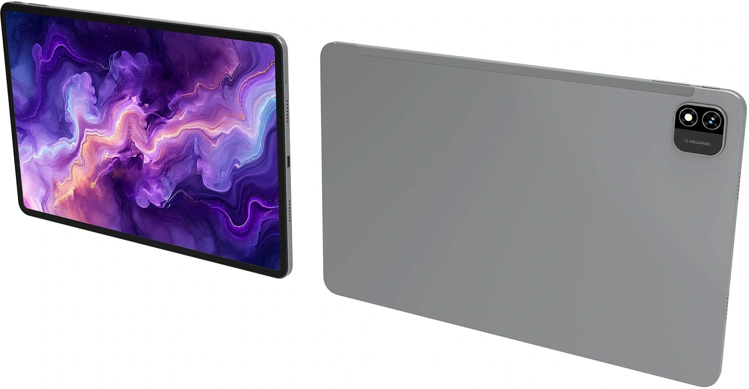 Планшет Digma Pro Evolution G99 (2.2) 8C RAM8Gb ROM256Gb 12.6" OLED 2560x1600 4G Android 15 серебристый 13Mpix 5Mpix BT WiFi microSD 2000Gb 9500mAh