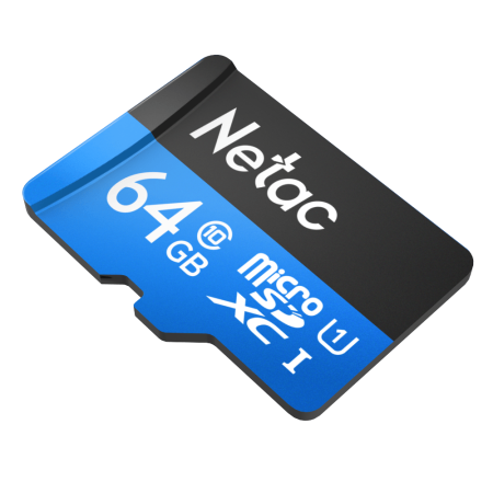 Флеш карта microSDXC Netac 64GB NT02P500STN-064G-S P500 w/o adapter