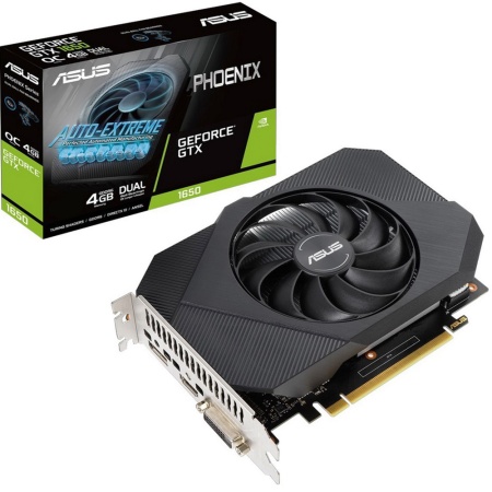 PH-GTX1650-O4GD6 4GB GDDR6 128bit DVI HDMI DP RTL {10} (739085)