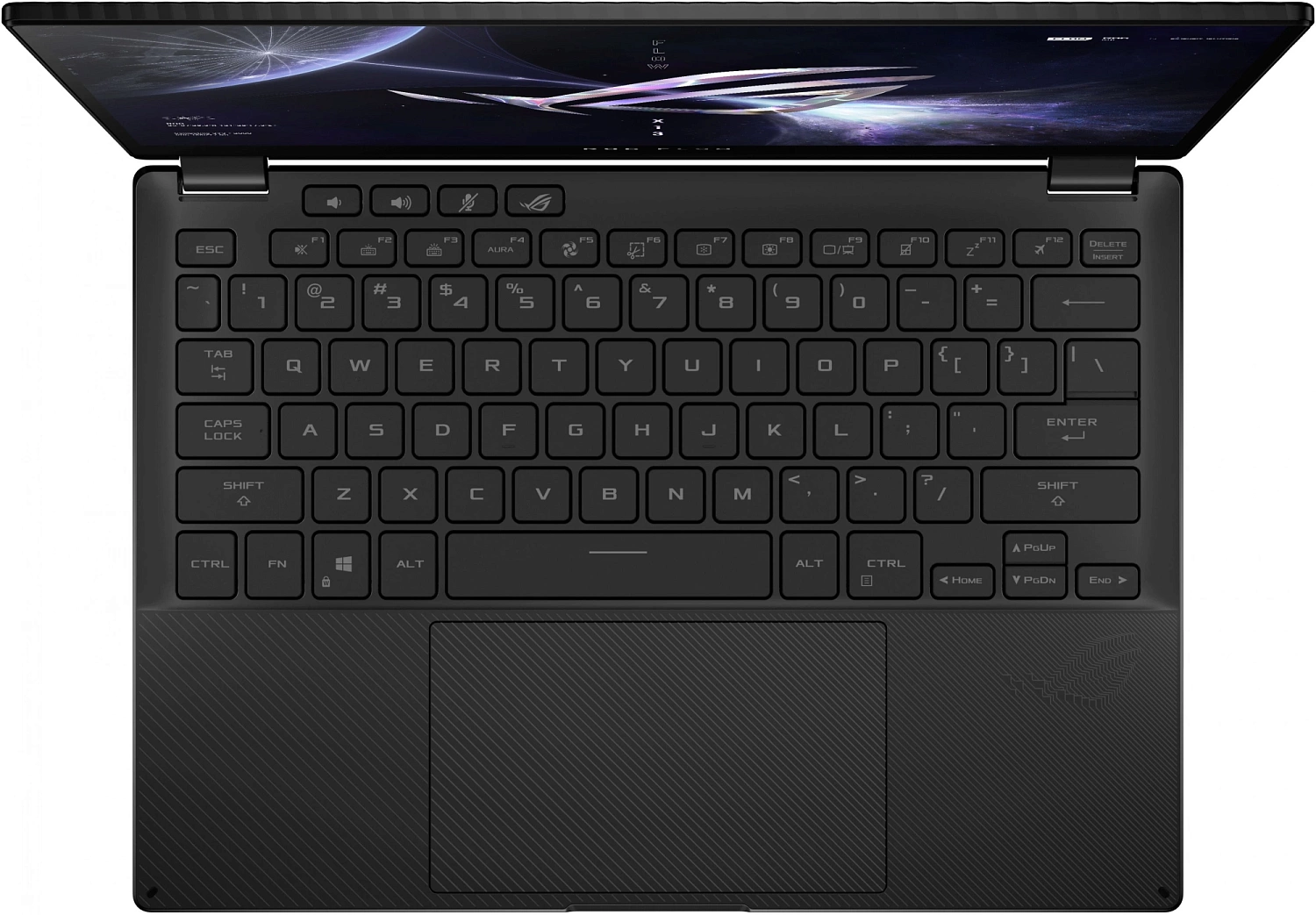 Ноутбук Asus ROG Flow GV302XV-MU021W Ryzen 9 7940HS 16Gb SSD1Tb NVIDIA GeForce RTX4060 8Gb 13.4" IPS Touch WQXGA (2560x1600) Windows 11 Home black WiFi BT Cam (90NR0DT1-M001K0)