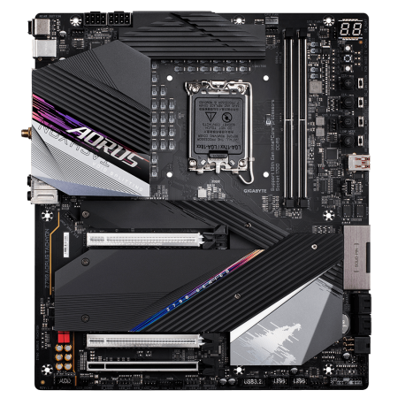 Z790 AORUS TACHYON, Socket 1700, Intel®Z790, 4xDDR5-4800, HDMI, 3xPCI-Ex16, 4xSATA3(RAID 0/1/5/10), 4xM.2, 8Ch Audio, 2.5GbLan, WiFi, (0+4)xUSB2.0, (7+2)xUSB3.2, (1+1)xUSB3.2 Type-C™, ATX, RTL