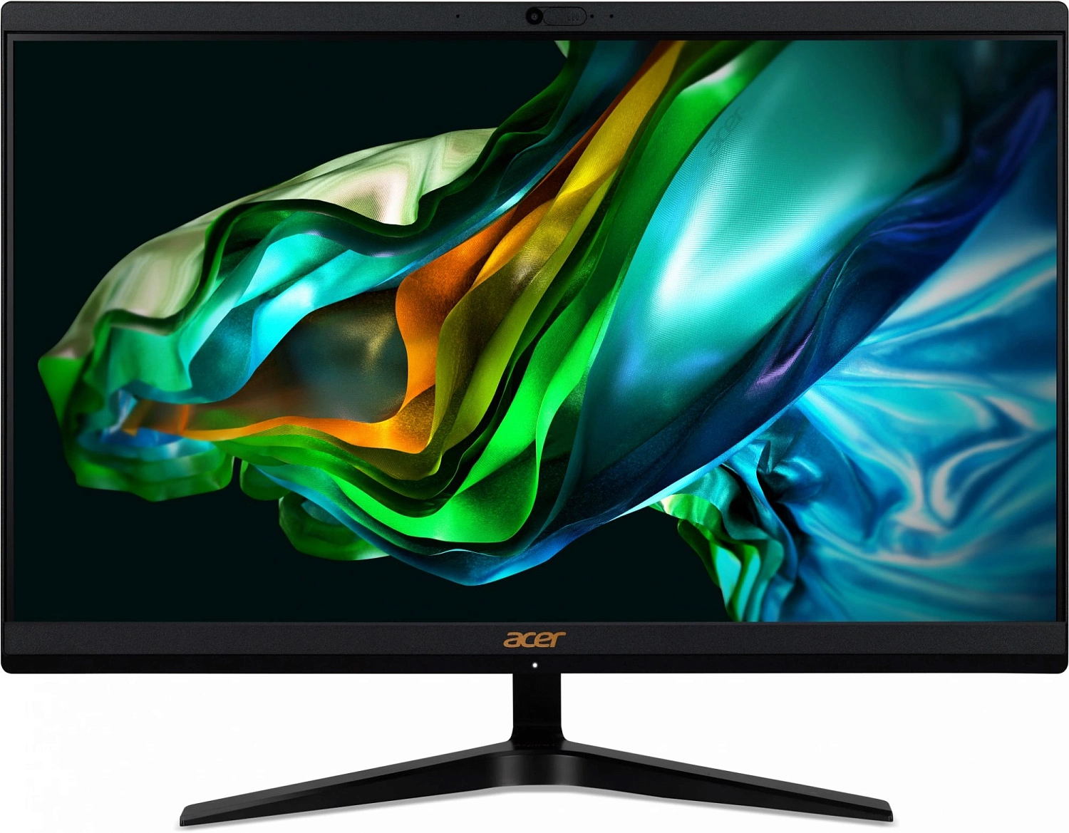 Моноблок Acer Aspire C22-1800 21.5" Full HD i5 1334U (1.3) 8Gb SSD512Gb Iris Xe CR Eshell GbitEth WiFi BT 65W клавиатура мышь Cam черный 1920x1080