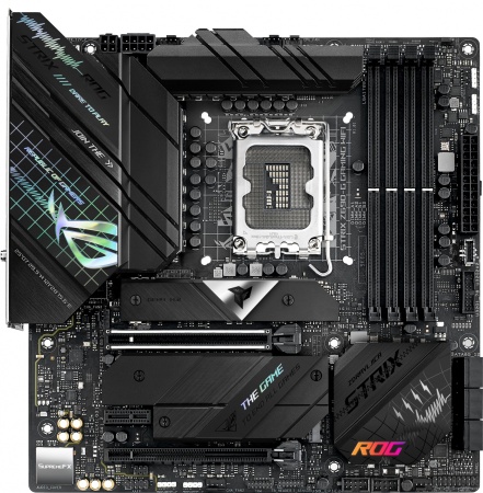 Материнская плата Asus ROG STRIX Z690-F GAMING WIFI Soc-1700 Intel Z690 4xDDR5 ATX AC`97 8ch(7.1) 2.5Gg RAID+HDMI+DP