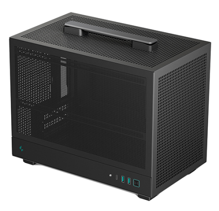 корпус Deepcool CH160 MESH без БП, черный, MINI-ITX