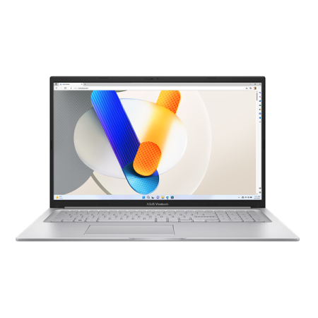 Ноутбук ASUS Vivobook 17 X1704VA-AU398 Core i7-1355U/DDR4 16GB/1TB M.2 SSD /17.3" FHD IPS (1920 x 1080)/No OS/Cool Silver/2,1Kg/RU_EN_Keyboard