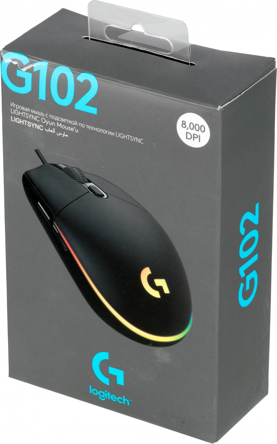 Мышь игровая Logitech G102 LIGHTSYNC, Black (арт. 910-005823, M/N: MU0054) Мышь игровая Logitech G102 LIGHTSYNC, Black (арт. 910-005823, M/N: MU0054)