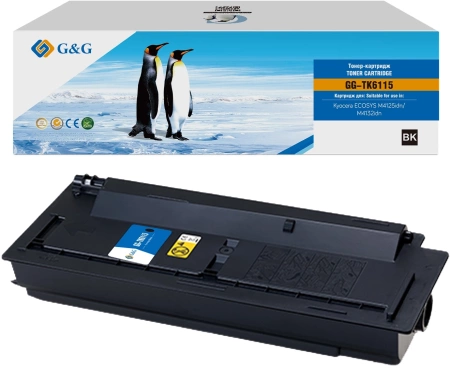 Тонер-картридж G&G toner cartridge for Kyocera M4125idn/M4132idn 15 000 pages with chip TK-6115 1T02P10NL0 гарантия 12 мес.