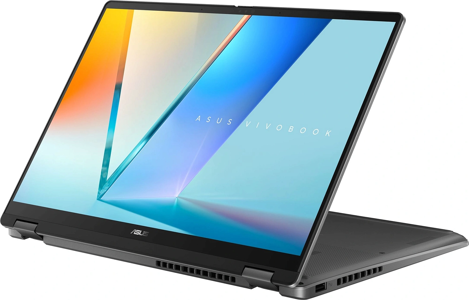 Ноутбук Asus Vivobook 14 Flip TP3407AA-SG111W Core Ultra 7 355 16Gb SSD512Gb Intel Graphics 14" OLED Touch WUXGA (1920x1200) Windows 11 Home grey WiFi BT Cam (90NB17C1-M007C0)