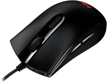 Мышь HyperX Pulsfire Core черный оптическая (6200dpi) USB (6but)