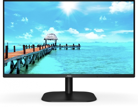 Монитор AOC 27" Value Line 27B2QAM черный VA LED 16:9 HDMI M/M матовая 250cd 178гр/178гр 1920x1080 75Hz VGA DP FHD 3.7кг