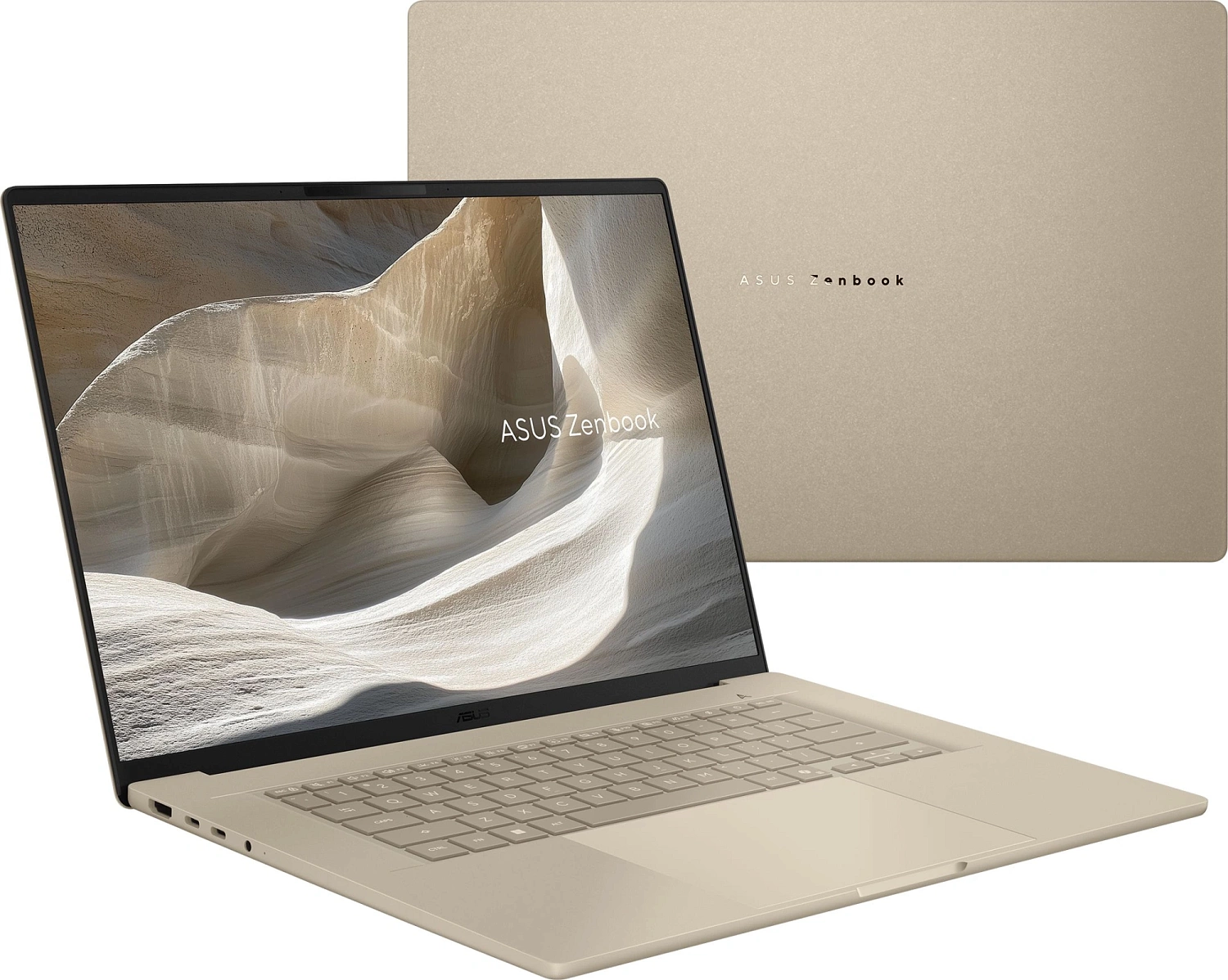 Ноутбук Asus Zenbook A16 UX3607OA-SQ020W Snapdragon X2 Elite 48Gb SSD1Tb Qualcomm Adreno 16" OLED 3K (2880x1800) Windows 11 Home beige WiFi BT Cam Bag (90NB17W1-M003U0)