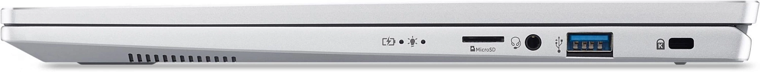 Ноутбук Acer Swift Go 14 SFG14-73 Core Ultra 7 155H 16Gb SSD1Tb Intel Arc 14" IPS 2.8K (2880x1800) Windows 11 Home silver WiFi BT Cam (NX.KV4CD.001)