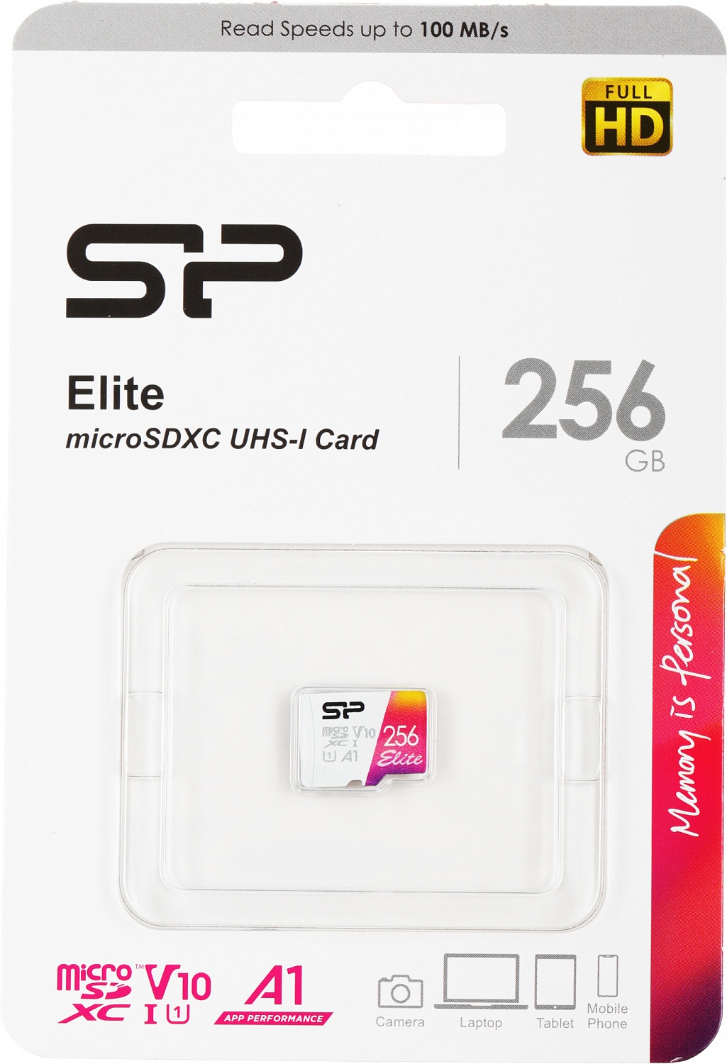 Флеш карта microSDXC Silicon Power 256GB SP256GBSTXBV1V20 Elite w/o adapter