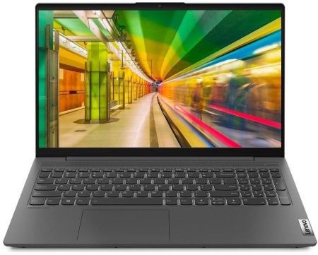 Ноутбук Lenovo IdeaPad 5 15ALC05 Ryzen 5 5500U 8Gb SSD512Gb AMD Radeon 15.6" IPS FHD (1920x1080) noOS grey WiFi BT Cam (82LN00HMPB)