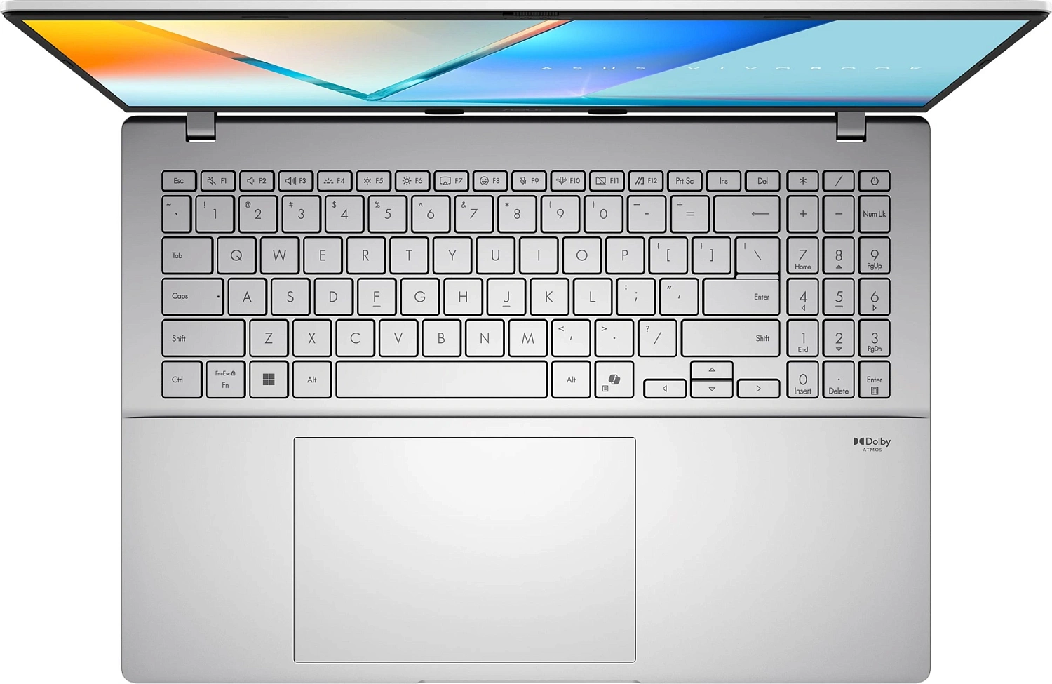Ноутбук Asus VivoBook S16 M3607KA-SH131 Ryzen AI 5 330 16Gb SSD512Gb AMD Radeon Graphics 16" OLED WUXGA (1920x1200) без ОС silver WiFi BT Cam (90NB16T2-M00990)
