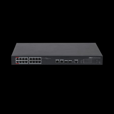 DH-PFS4218-16ET-240-V3 Dahua 16-портовый управляемый коммутатор с РоЕ