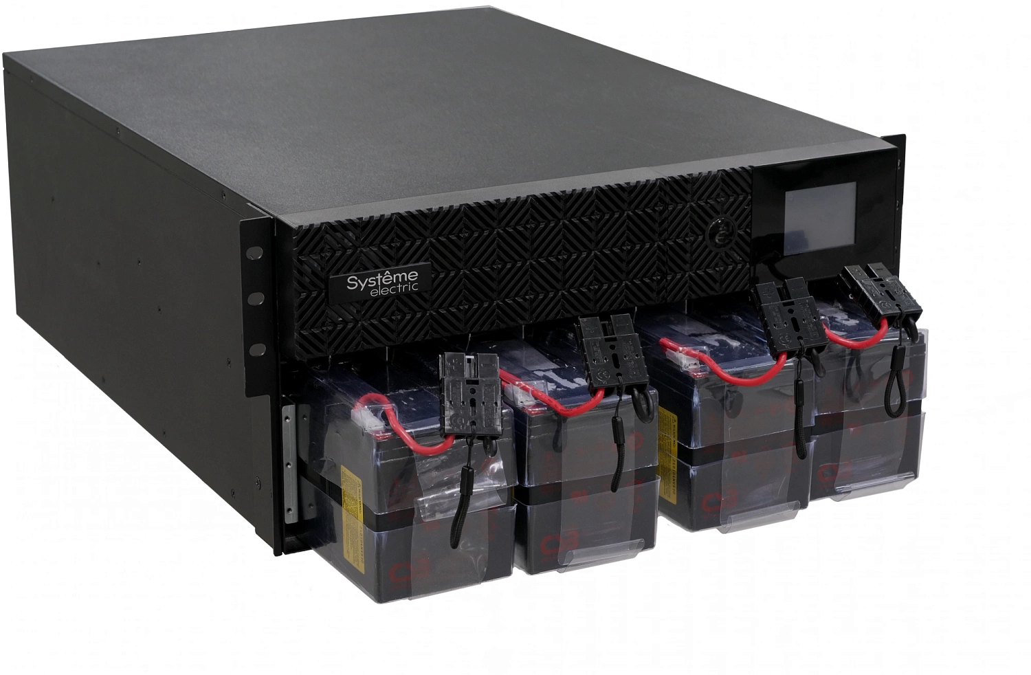 Источник бесперебойного питания Systeme Electric Smart-Save Online SRT, 5000VA/5000W, On-Line, Extended-run, Rack 2U+3U(Tower convertible), LCD,  6xC13, 4xC19, SNMP Intelligent Slot, USB, RS-232, Pre-Inst. Web/SNMP