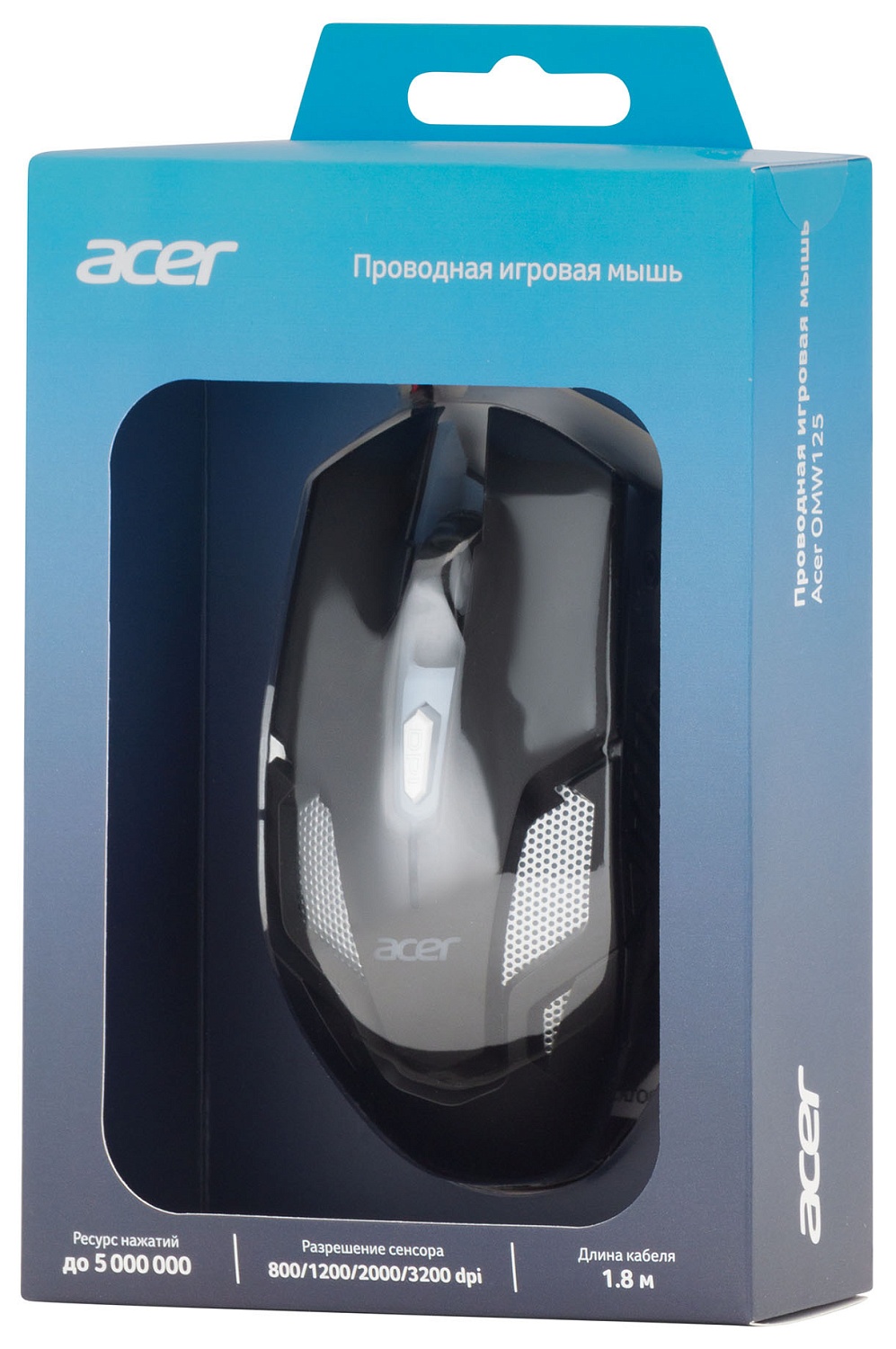 Мышь Acer OMW125 черный оптическая (3200dpi) USB (6but) Мышь Acer OMW125 черный оптическая (3200dpi) USB (6but)