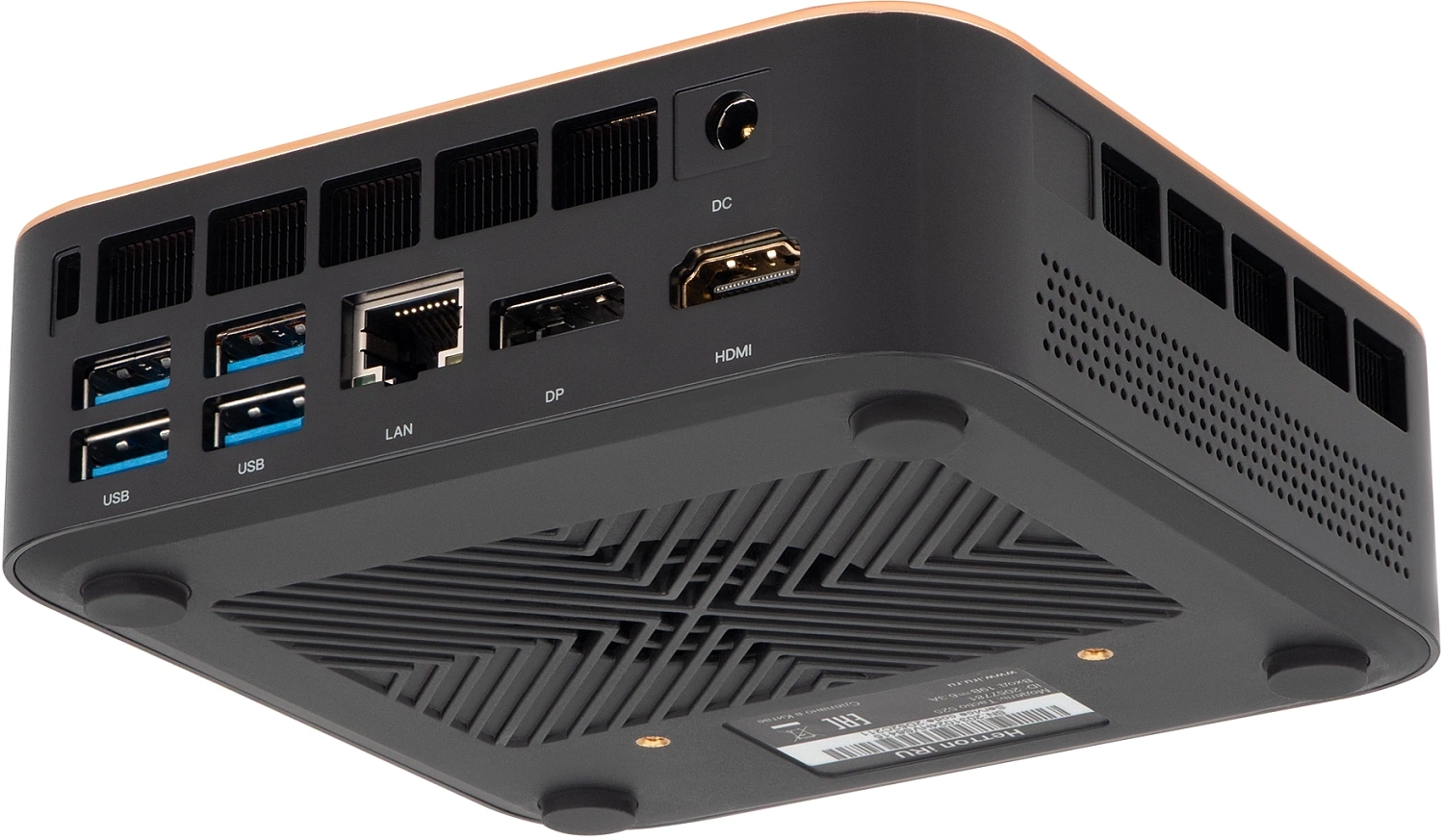 Неттоп IRU Tactio 525 Ryzen 5 6600H (3.3) 16Gb SSD512Gb 660M Windows 11 Pro GbitEth WiFi BT черный (2057781)