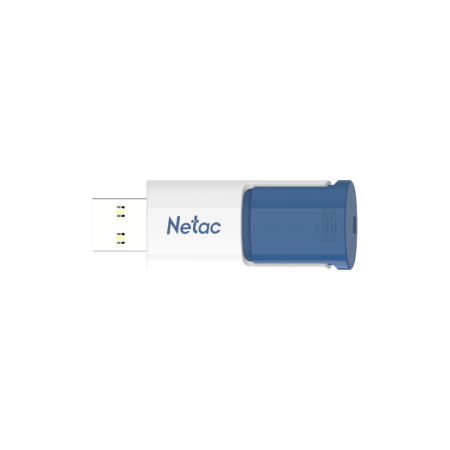 Флеш Диск Netac 64Gb U182 NT03U182N-064G-30BL USB3.0 синий/белый