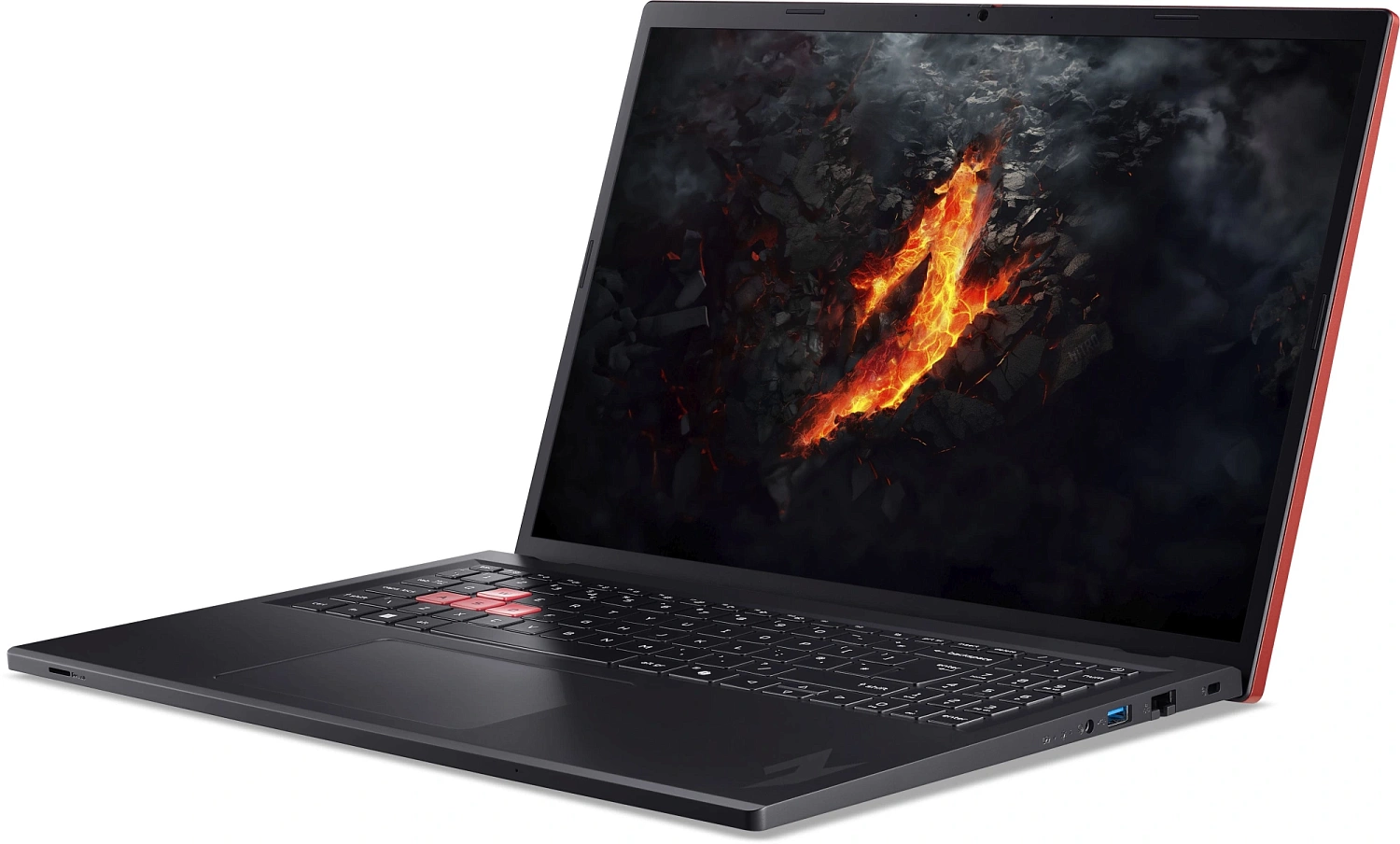 Ноутбук Acer Nitro Lite NL16-71G-57PK Core 5 210H 16Gb SSD512Gb NVIDIA GeForce RTX 3050 6Gb 16" IPS WUXGA (1920x1200) без ОС black WiFi BT Cam (NH.DAACD.004)