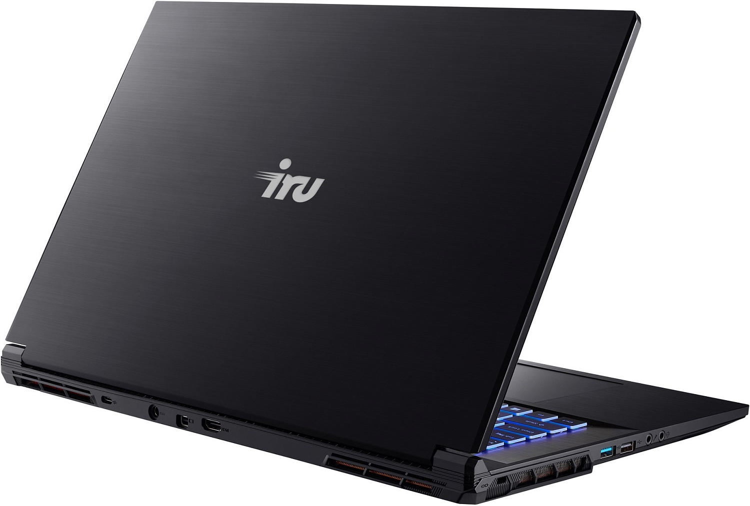 Ноутбук IRU Калибр 17ALC Core i5 12500H 16Gb SSD512Gb NVIDIA GeForce RTX 3060 6Gb 17.3" IPS FHD (1920x1080) Free DOS black WiFi BT Cam 3465mAh (1911325)