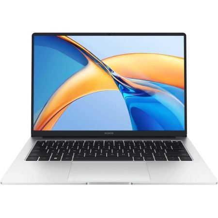 Ноутбук HONOR MagicBook X14 2024 Ryzen 5 7640HS,16Gb,SSD512Gb,14",WUXGA,IPS,NoOS,Silver (5301AKAX)