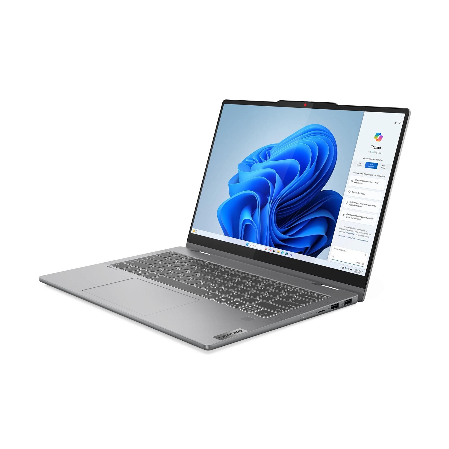 Ноутбук Lenovo IdeaPad 5 14IRH9 Core i5 13420H 16Gb SSD1Tb Intel UHD Graphics 14" OLED Touch WUXGA (1920x1200) без ОС grey WiFi BT Cam (83KX0082RK)