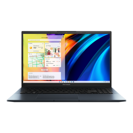 Ноутбук ASUS VivoBook 15 M6500QC-HN087 AMD R7 5800H/16Gb/1Tb SSD/15.6" FHD IPS(1920X1080)144HZ/RTX 3050 4Gb/WiFi6/BT/FP/Backlit KB/No OS/1.9Kg/QUIET BLUE