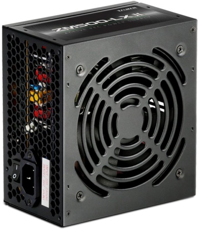 Блок питания Zalman ATX 500W ZM500-LXII 24pin APFC 120mm fan 6xSATA RTL