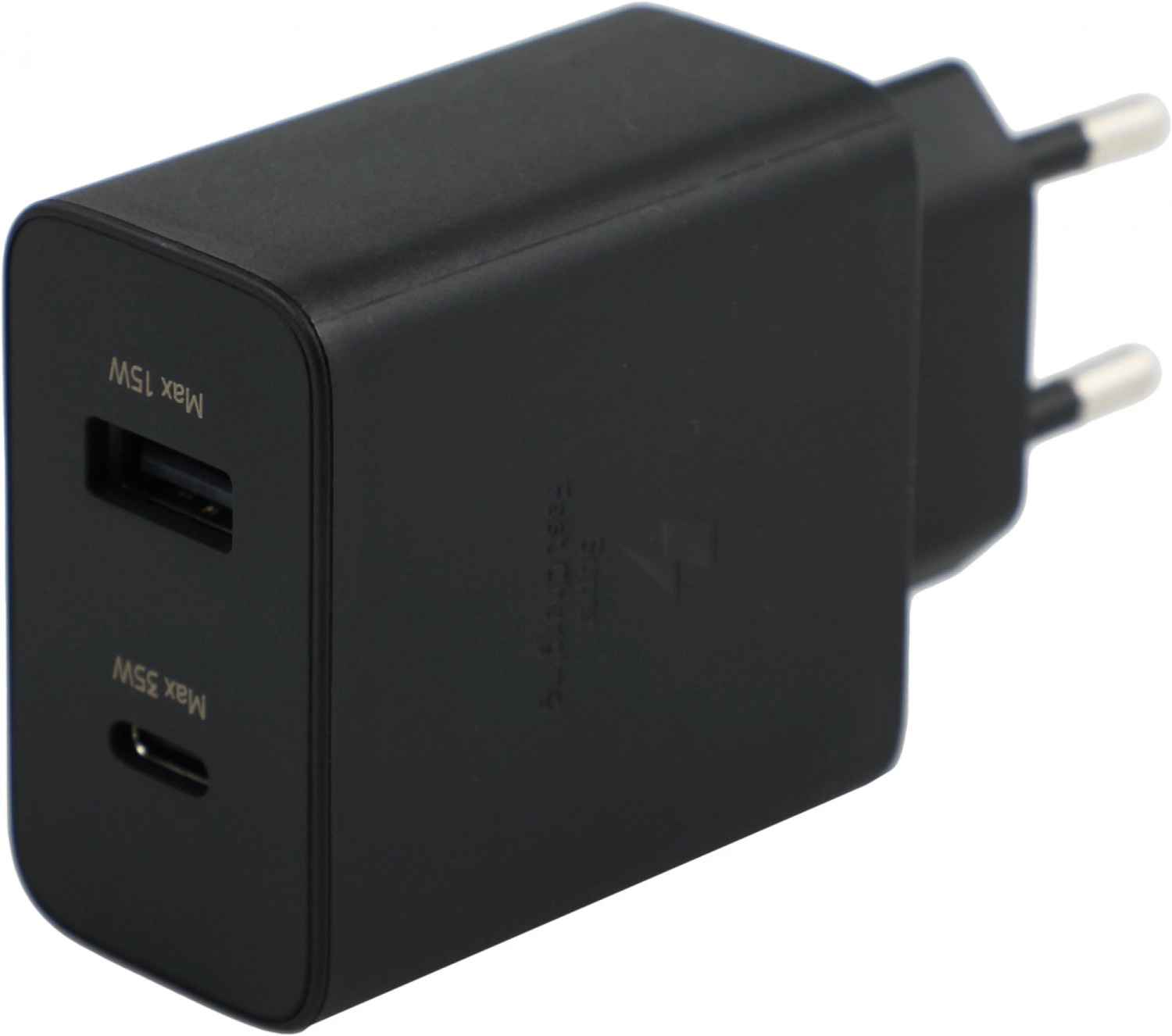 Сетевое зар./устр. Samsung EP-TA220NBEGRU 3A (PD) USB-C/USB-A универсальное черный