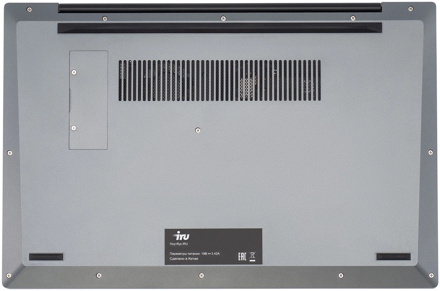 Ноутбук IRU Tactio 15PHC Ryzen 5 7430U 8Gb SSD256Gb Intel Iris Xe graphics R7 15.6" IPS FHD (1920x1080) Windows 11 Professional grey (2045999)