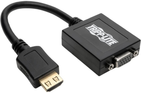 Адаптер аудио-видео Tripplite P131-06N HDMI (m)/VGA (f) 0.15м. феррит.кольца черный