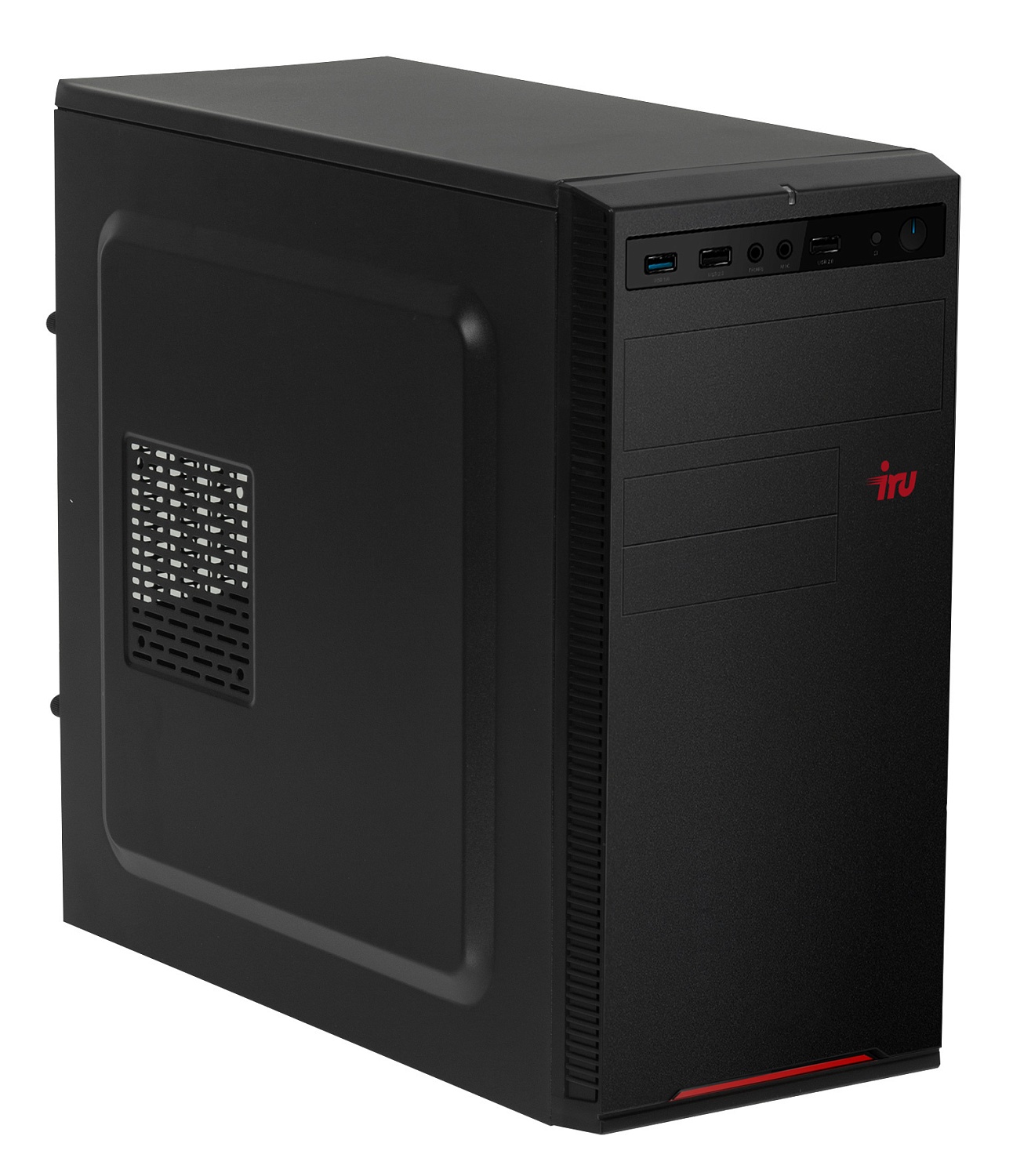 ПК IRU Game 310H5GS MT i3 10105 (3.7) 8Gb SSD480Gb GTX1660 Super 6Gb Windows 11 Home Single Language 64 GbitEth 500W черный (1783888)