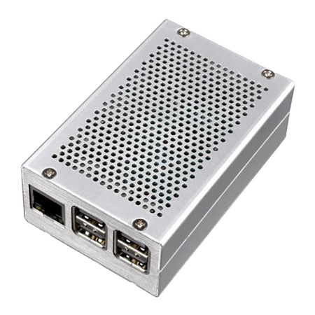 Bad Pack RA193 Корпус ACD Heat Dispersion Metal Aluminium Alloy Case for Raspberry Pi 3, Silver