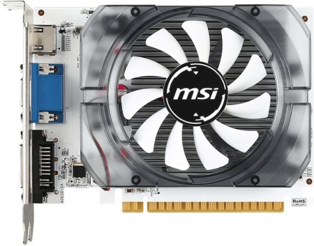 Видеокарта MSI N730-2GD3V3 2Gb DDR3, 128 бит, PCI-E, VGA, DVI, HDMI RTL