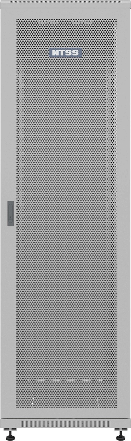 Шкаф серверный NTSS Премиум (NTSS-R22U6080PD) напольный 22U 600x800мм пер.дв.перфор. металл 900кг серый 710мм 54кг