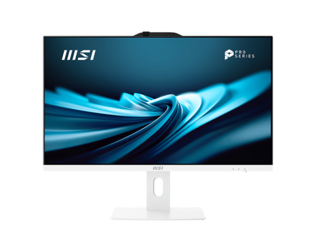 Моноблок MSI Pro AP272P 14M AiO 27" FHD(1920x1080)IPS AG Non-touch, Core i7-14700 (2.1GHz), 16Gb DDR5(2x8Gb), 512GB SSD M.2, Intel UHD, WiFi, BT, camera, WirelessKB&mouse Eng/Rus,noOS,1y war-ty, White