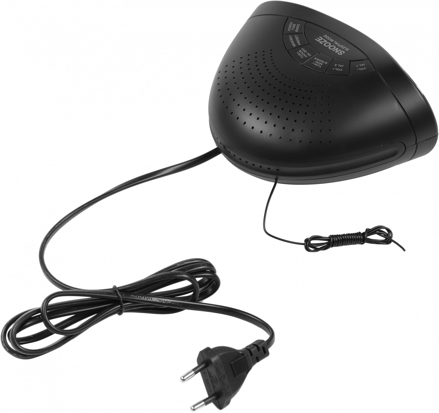 Радиобудильник Hyundai H-RCL200 черный LED подсв:зеленая часы:цифровые AM/FM Радиобудильник Hyundai H-RCL200 черный LED подсв:зеленая часы:цифровые AM/FM