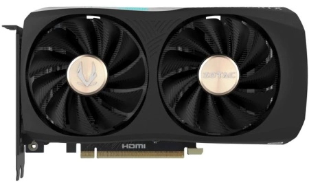 Видеокарта Zotac RTX4060Ti 16GB AMP GDDR6 128bit 3xDP HDMI 2FAN Medium Pack