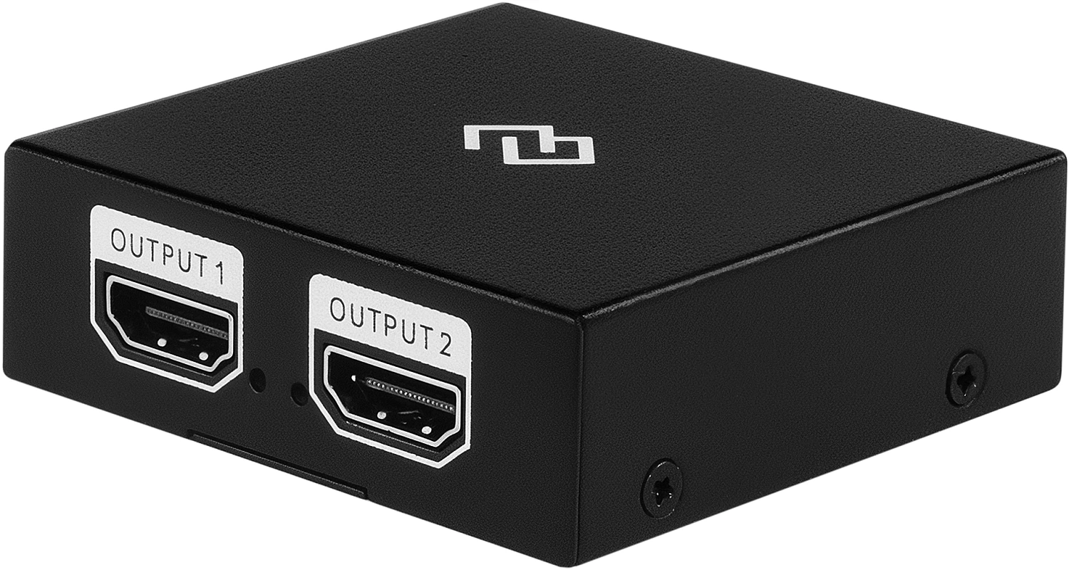 Сплиттер аудио-видео Digma DHSP-v1.4x2 HDMI (f)/2хHDMI (f) черный