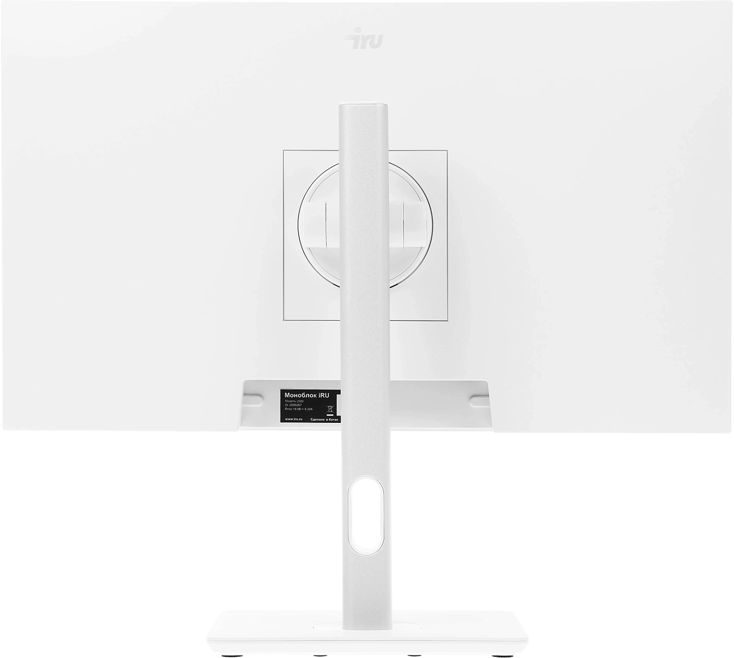 Моноблок IRU 23ID 23.8" Full HD i5 12400 (2.5) 32Gb SSD512Gb UHDG 730 CR без ОС GbitEth WiFi BT 120W Cam белый 1920x1080