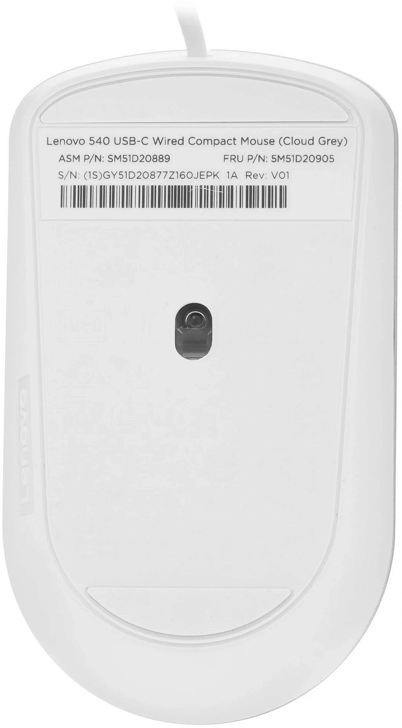 Мышь Lenovo 540 светло-серый оптическая 2400dpi USB2.0 (GY51D20877) Мышь Lenovo 540 светло-серый оптическая 2400dpi USB2.0 (GY51D20877)