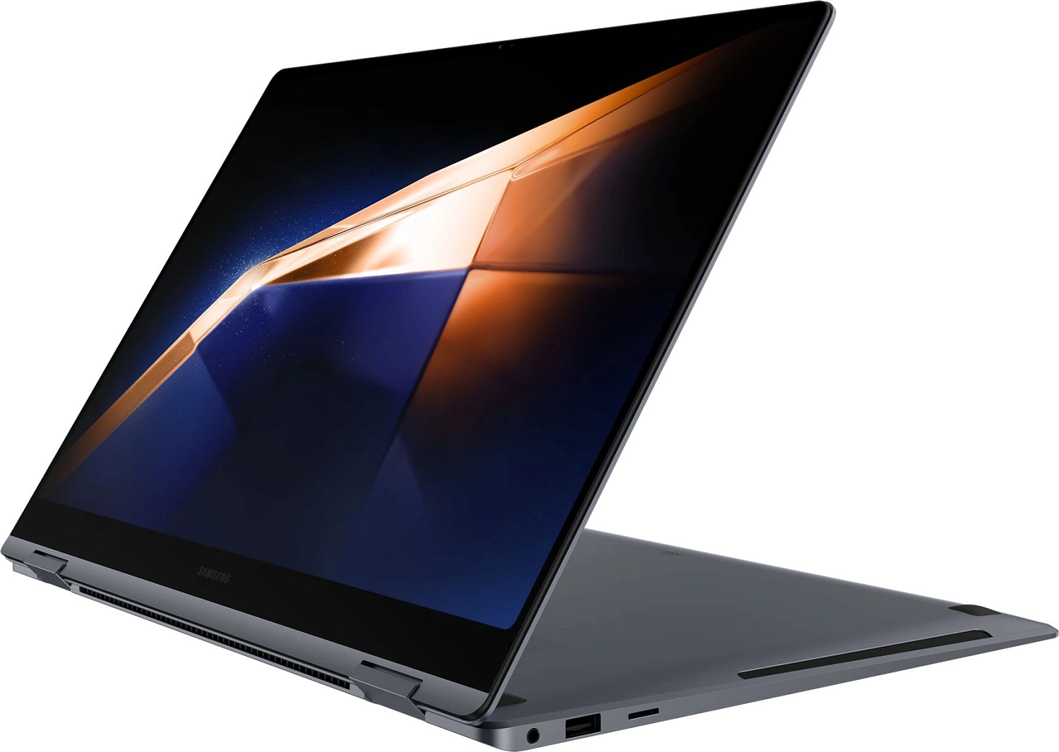 Ноутбук Samsung Galaxy Book 4 Pro 360 NP964 Core Ultra 5 125H 16Gb SSD512Gb Intel Arc 16" AMOLED Touch 2.8K (2880x1800) Windows 11 Home grey WiFi BT Cam (NP964QGK-KG3US)