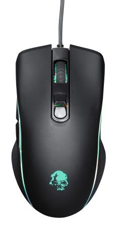 Мышь Оклик 708G MYSTERY черный оптическая (3200dpi) USB (7but)