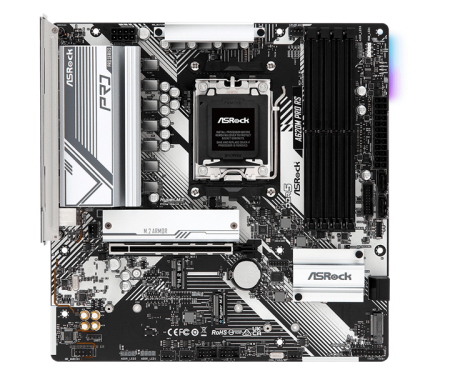 Материнская плата ASROCK A620M PRO RS, AM5, A620, 4*DDR5, HDMI+DP, 4xSATA3 6.0, M.2 Socket, RAID, USB 3.2, USB 2.0, Type-C, mATX