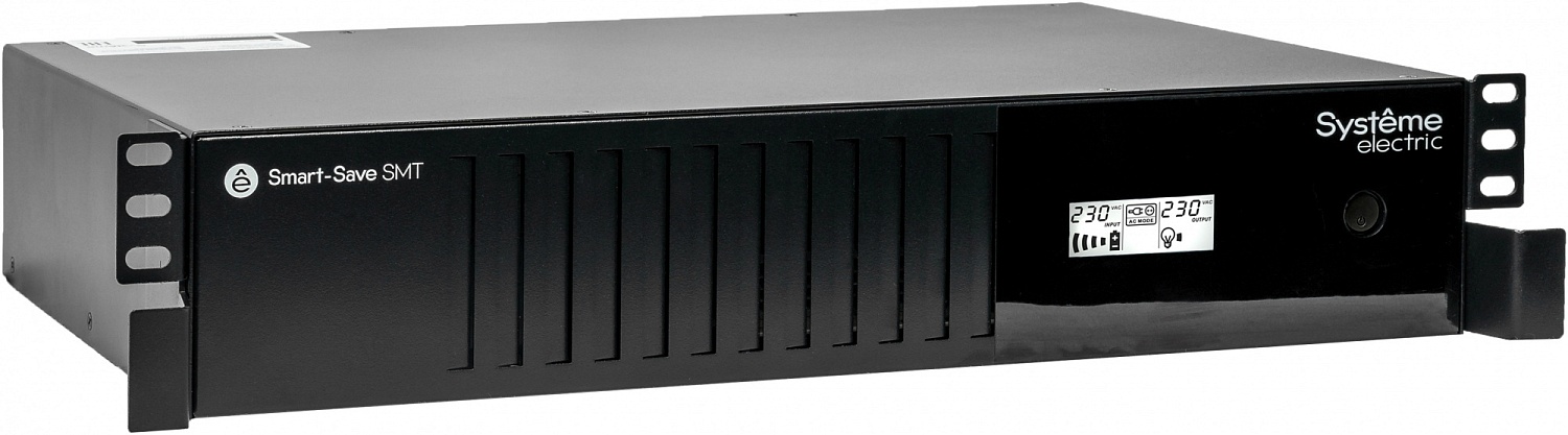 Источник бесперебойного питания Systeme Electriс SMT SMTSE3000RMI2U 1800Вт 3000ВА черный