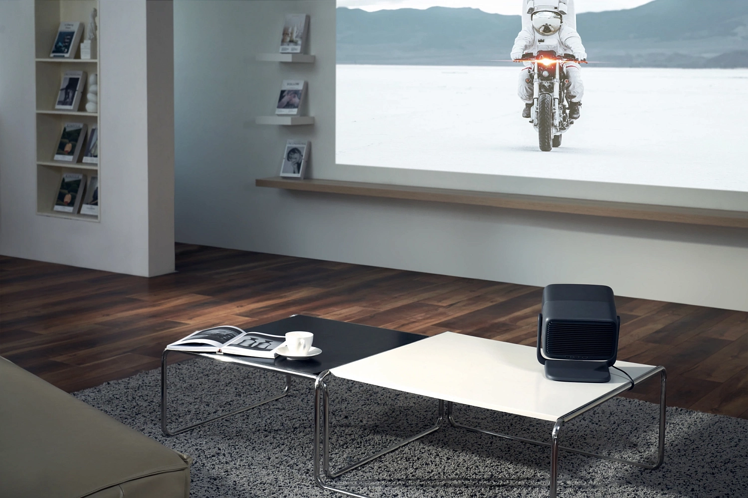 Проектор JMGO N1 Pro DLP 1500Lm LS 3200Lm ANSI (3840x2160) 1600:1 ресурс лампы:30000часов 1xUSB typeA 2xHDMI 5кг