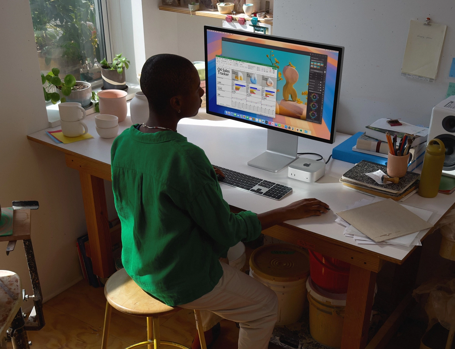 ПК Apple Mac mini A3238 M4 10 core (4.41) 16Gb SSD512Gb 10 core GPU macOS GbitEth WiFi BT серебристый (MU9E3HN/A)