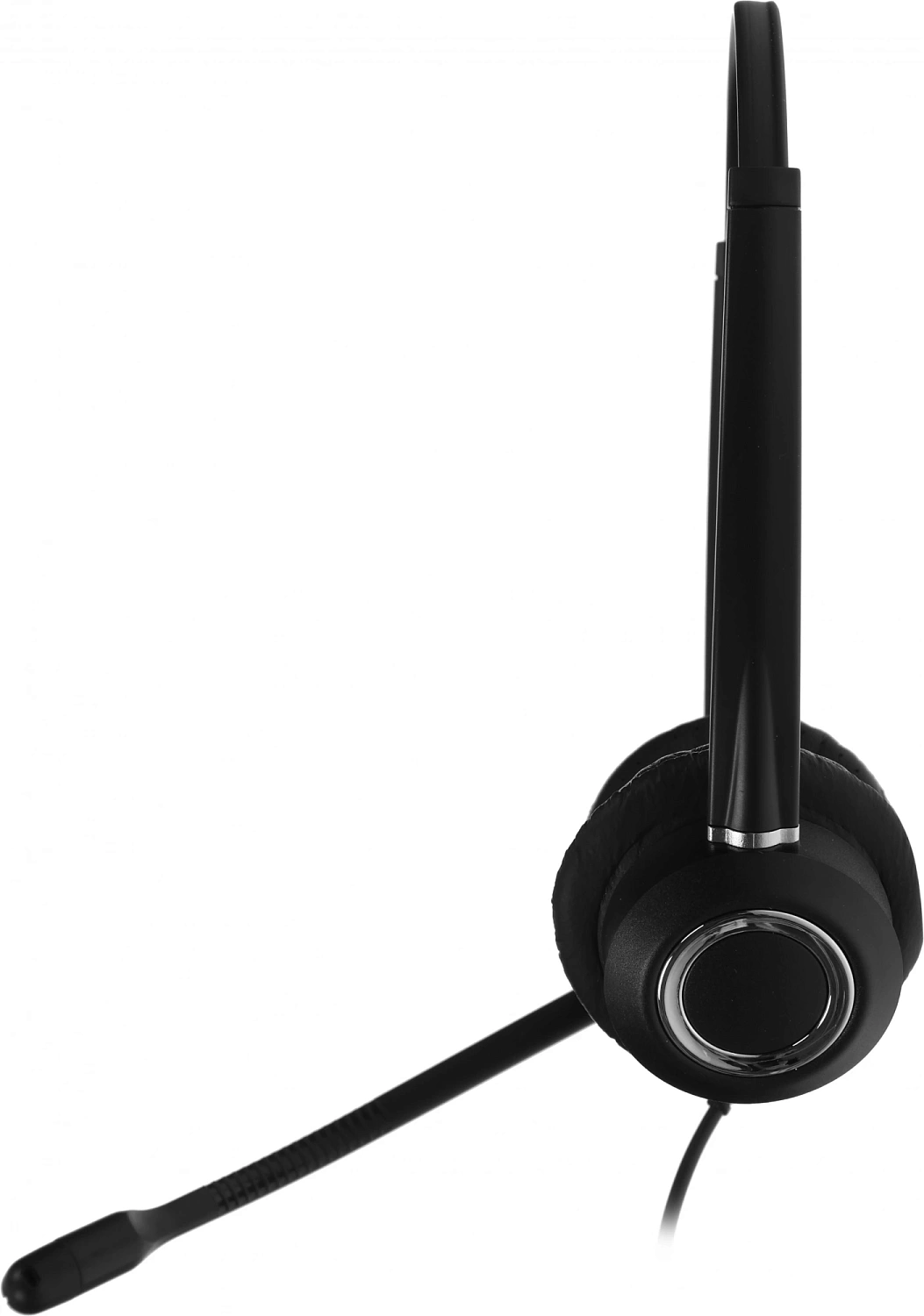 Наушники с микрофоном VT VT6200-D черный/серебристый 2.1м накладные USB оголовье (VT6200-D)